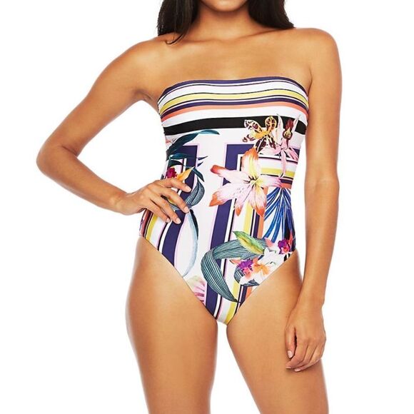 New. Trina Turk floral swimsuit….size 6 - Picture 1 of 16